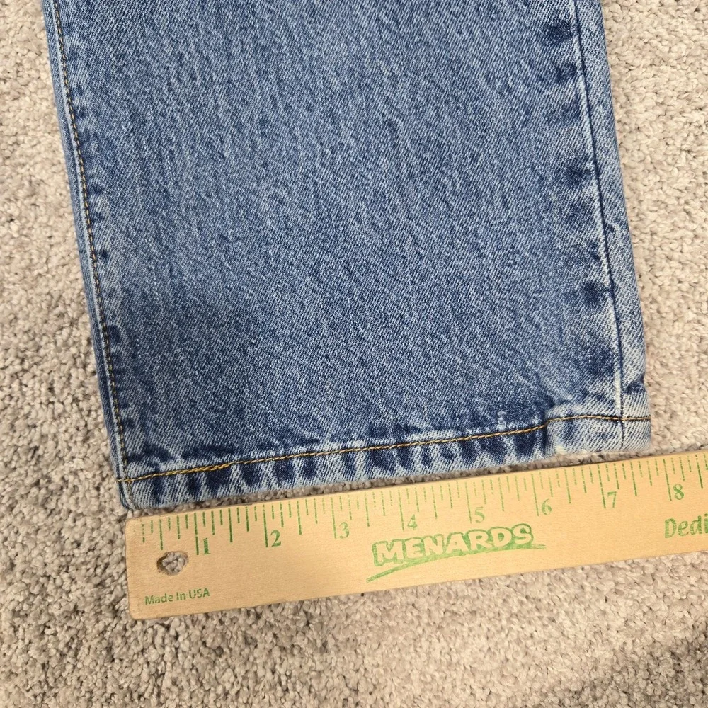 Levis 501 Jeans Mens 33x34 (fit 32x32.5) Blue Button Fly Denim 100% cotton